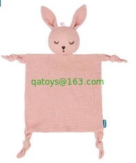 Baby comfort Towel with Animal Plush Head soft toy 33*25cm