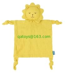Baby comfort Towel with Animal Plush Head soft toy 33*25cm