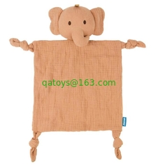 Baby comfort Towel with Animal Plush Head soft toy 33*25cm