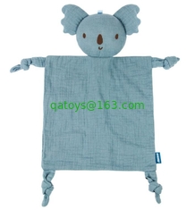 Baby comfort Towel with Animal Plush Head soft toy 33*25cm