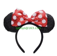 Disney original Plush head band Sequins head band 23cm