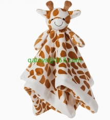 Baby comfort Towel with Plush Animal Head soft toy 33*33cm