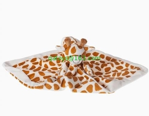 Baby comfort Towel with Plush Animal Head soft toy 33*33cm