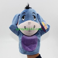 Winnie Pooh Tigger Stitch Eyore Plush Finger Puppets Yellow Pink Blue