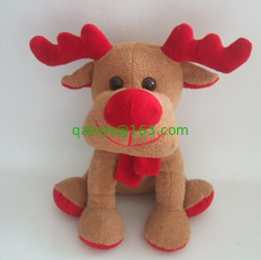 Promotion Gifts Moose Reindeer Custom Plush Toys With 100% PP Cotton Fabric