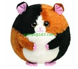 25cm Round Shape Animal Promotional Gifts Toys Green / Brown / Grey Color