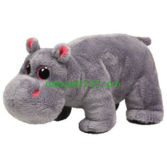 8 Inch Lovely Hippo Animal Plush Toys Promotion Gifts For Holiday Celebration