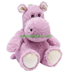 8 Inch Lovely Hippo Animal Plush Toys Promotion Gifts For Holiday Celebration