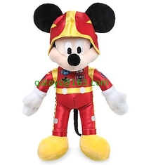 30cm Fashion Disney Roadster Racers Cars Mickey Mouse Plush Doll / Disney Stuffed Animals
