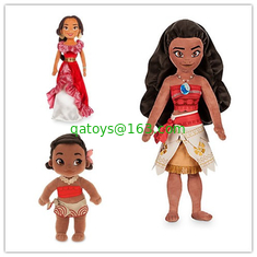 Cute Moana Cartoon Disney Plush Toys , Disney Princess Stuffed Dolls