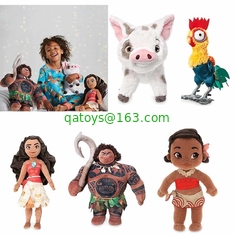 Cute Moana Cartoon Disney Plush Toys , Disney Princess Stuffed Dolls