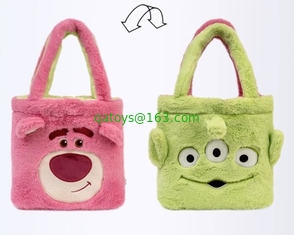 New Disney Women Reversable Cross HandBags Purse bag Plush bags