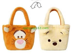 New Disney Women Reversable Cross HandBags Purse bag Plush bags