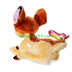 Bambi with Butterfly Medium Disney Store Soft Toys 25cm Size Brown Color