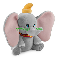 Grey Original Disney Plush Toys Dumbo Stuffed Animals For Babies