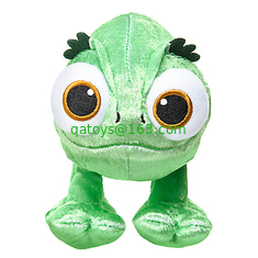 Green Tangled Pascal disney mini stuffed animals 18cm SGS / ITS Certification