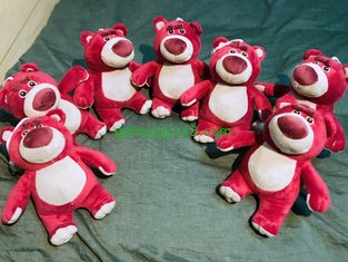 3 Lotso Huggin Bear Disney Plush Animals 13cm Keychian For Backpack