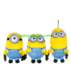 Despicable me 3 Minions 3D eye Cartoon Plush Toys Yellow 18cm Baby Plush Toys