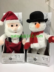 Lovely Dancing Music Plush Toys , Christmas Electronic Stuffed Animals