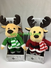 Lovely Dancing Music Plush Toys , Christmas Electronic Stuffed Animals