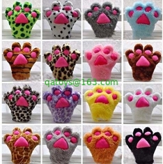 Plush Paw Gloves Hand Puppet stuffed Animal  Plush Toys For Promotion Gifts