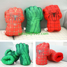 Super man Plush Paw Gloves Hand Puppet stuffed Animal  Plush Toys