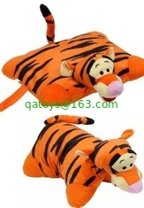 Orange Lovely Disney Tigger Pillow Plush Cushion and Pillow With Plush Tigger Head For Bedding