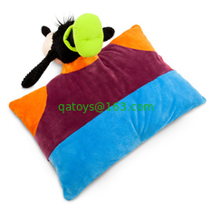 Blue Disney Goofy Pillow Plush Cushion and Pillow With Plush Goofy Head For Bedding