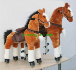 Amusement Park Equipment Mechanical Pony Kid Ride On Walking Animal Rocking Horses