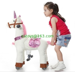 Rocking Tiger Amusement Park Equipment Mechanical Pony Kid Ridding On Walking Animal
