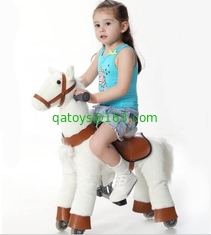 Fashion Amusement Park Equipment Mechanical Pony Kid Ridding On Walking Animal