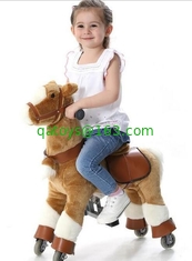 Fashion Amusement Park Equipment Mechanical Pony Kid Ridding On Walking Animal