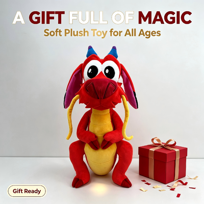Cute Disney mushu dragon Plush Toy