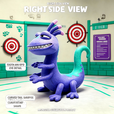 Disney  Plush Toy Monsters, Inc.  Randall Boggs