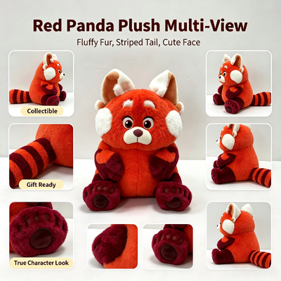 Disney Plush Toy Mei‑Mei(Red Panda Mei)