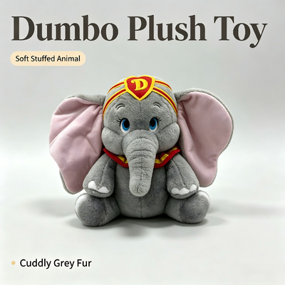 Cute Disney Plush Toy Dumbo - D