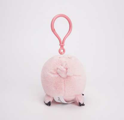 Cute pink Hamm keychain plush