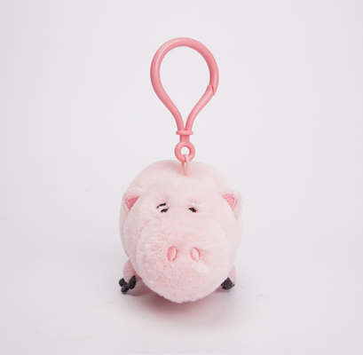 Cute pink Hamm keychain plush