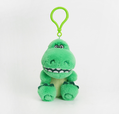 Cute green Rex keychain plush