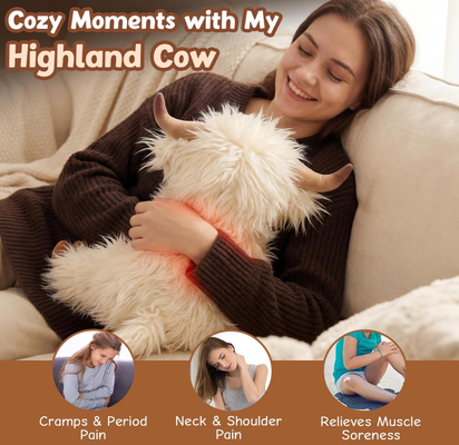 Cute Highland Cow Companion Plush