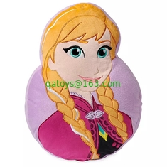 Fashion Disney Original Plush Anna and Belle Head Pillow For Bedding and Cushion