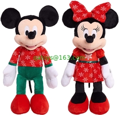 Disney Christmas Minnie Mouse and Mickey mouse Soft Plush Toys