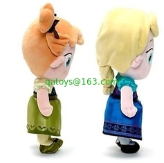 Small Girls Disney Plush Toys Elsa And Anna Frozen Baby Dolls 30cm