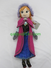 20 inch Purple Frozen Ana And Elsa Disney Plush Toys Soft Cartoon Stuffed Doll