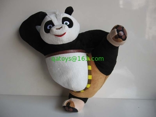 Cute Kungfu Panda Kick Pose Cartoon Stuffed Toys For Collection