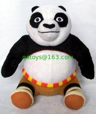 Cute Kungfu Panda Sitting Pose Cartoon Plush Toys For Collection