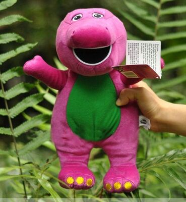 25cm Soft Purple Stuffed Cartoon Plush Toys for Collection