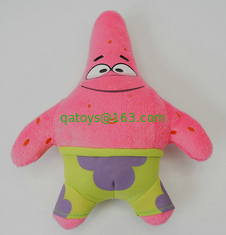 The SpongeBob Family Full Set Cartoon Stuffed Toys , Pink / Green / Red / Yellow