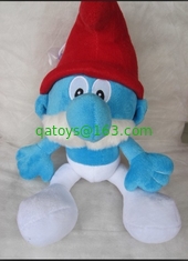 Cute Smurf Stuffed Animals Cartoon Plush Toys For Vending Crane Machine