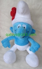 Cute Smurf Stuffed Animals Cartoon Plush Toys For Vending Crane Machine